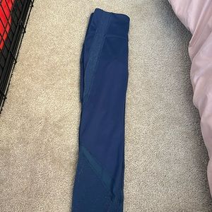 Xsmall blue leggings sparkle sides